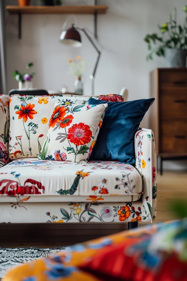 Ways to Style a Floral Couch