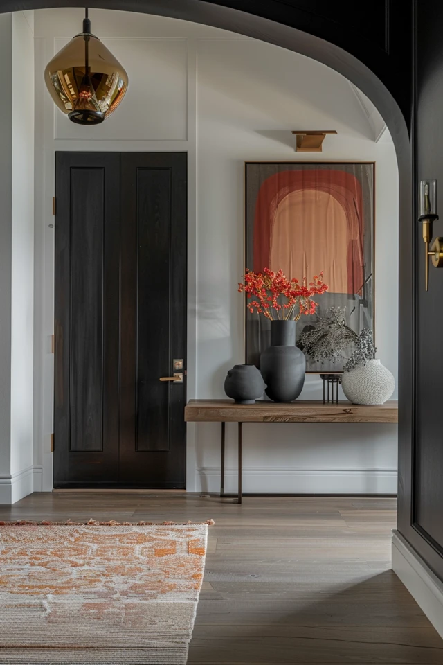 Bold and Glamorous Entryway Features