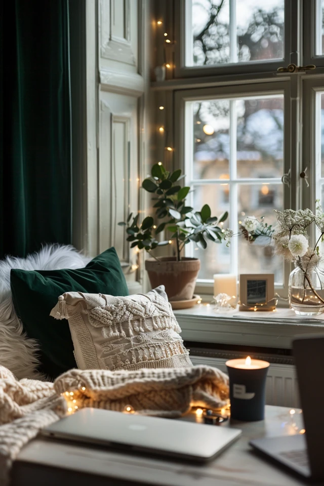 Winter Office Decor: Productive Spaces