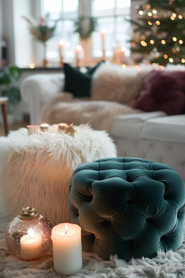Winter Ottomans: Stylish Comfort