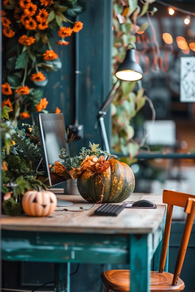 Productive Spaces with Halloween Theme Office Decor