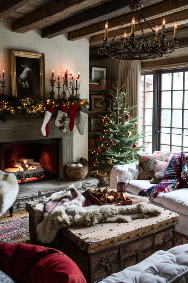 Make a Statement with Christmas Theme Chandeliers