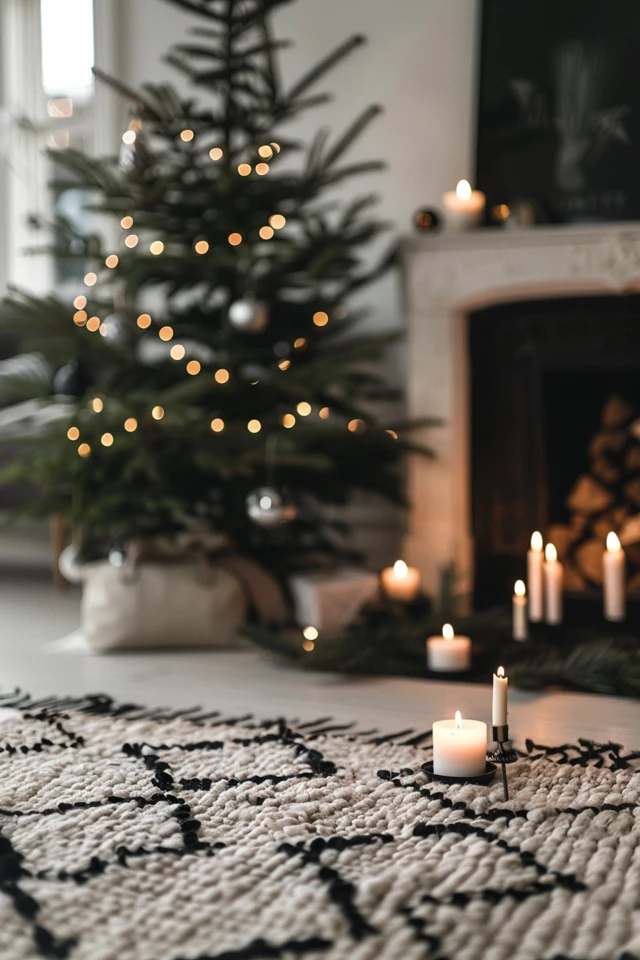 Black and White Christmas Ornaments and Gifts