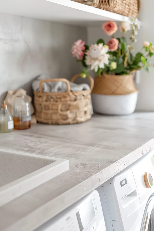 Countertop Above Washer and Dryer