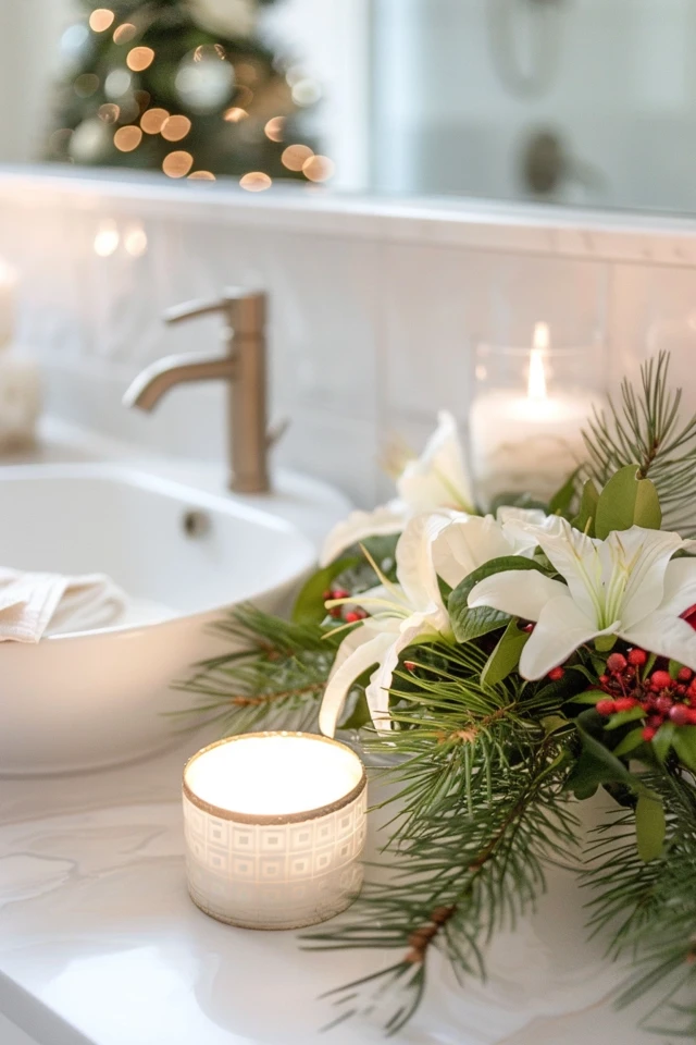 Merry and Bright Bathroom