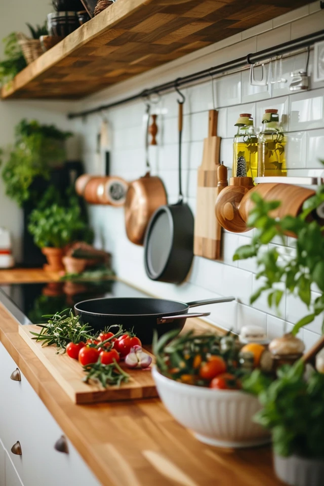Traditional Butcher Block Backsplash Ideas