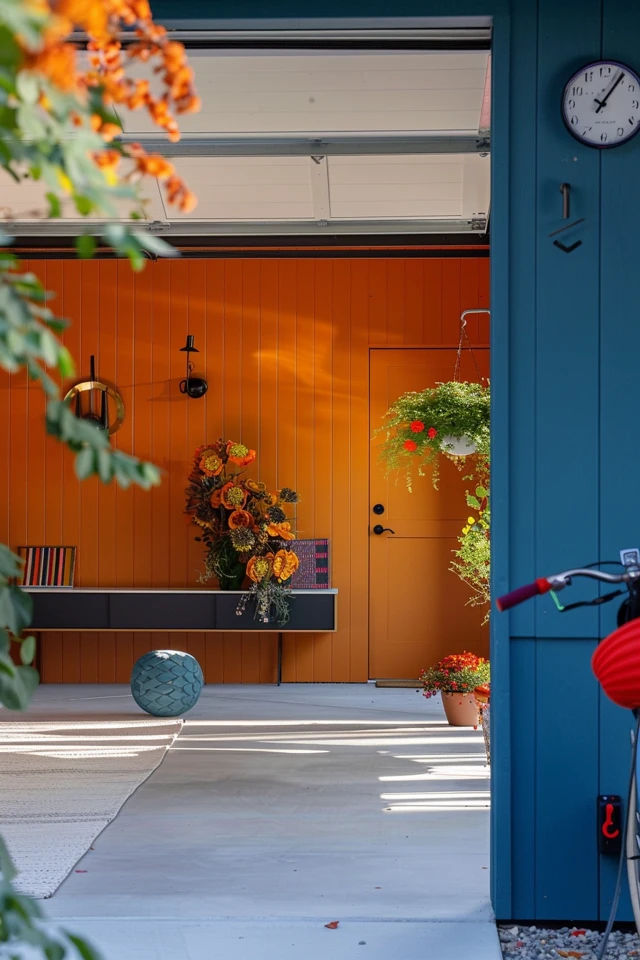 Creative Outside Garage Decorating Ideas