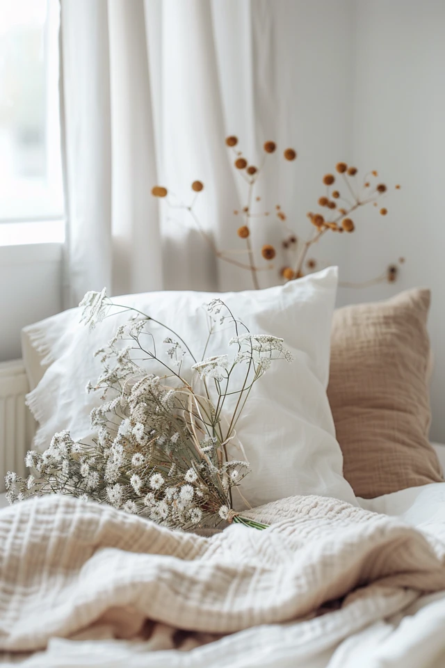 Elegant White and Silver Bedroom Ideas