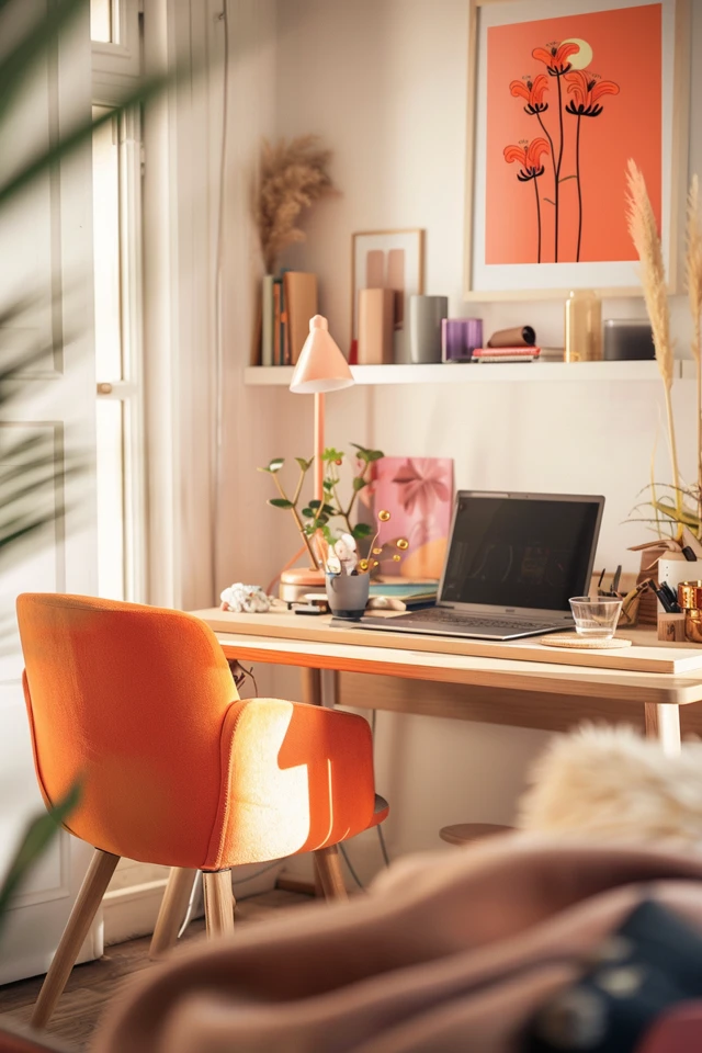 Utilize the Area Between Furniture Pieces