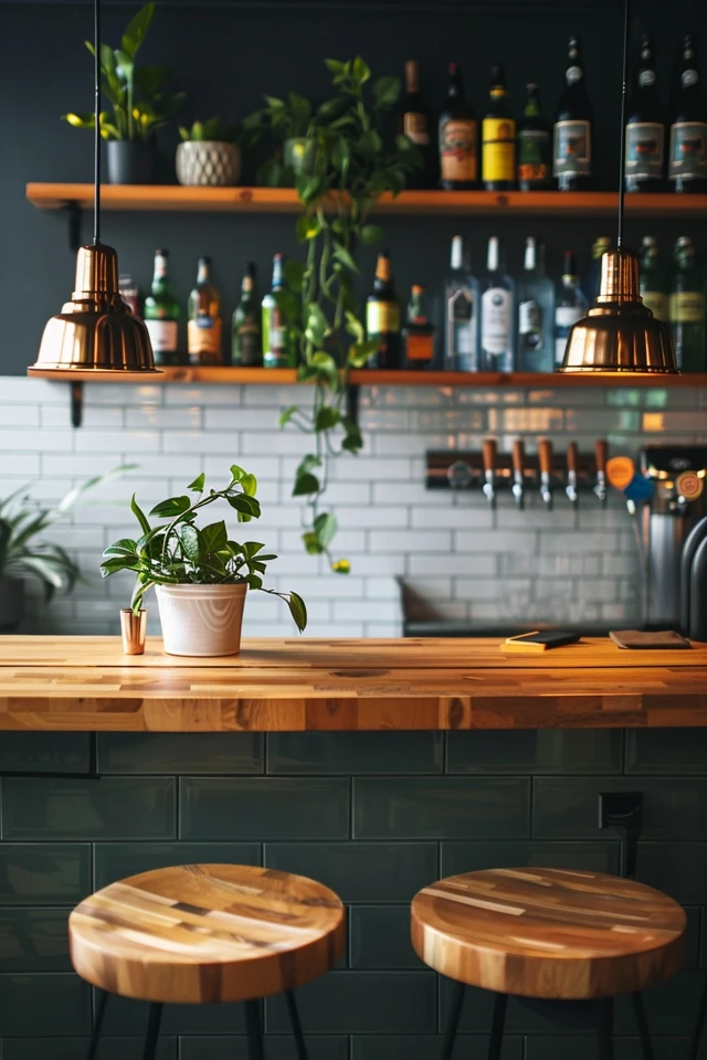 DIY Bar Backsplash Projects