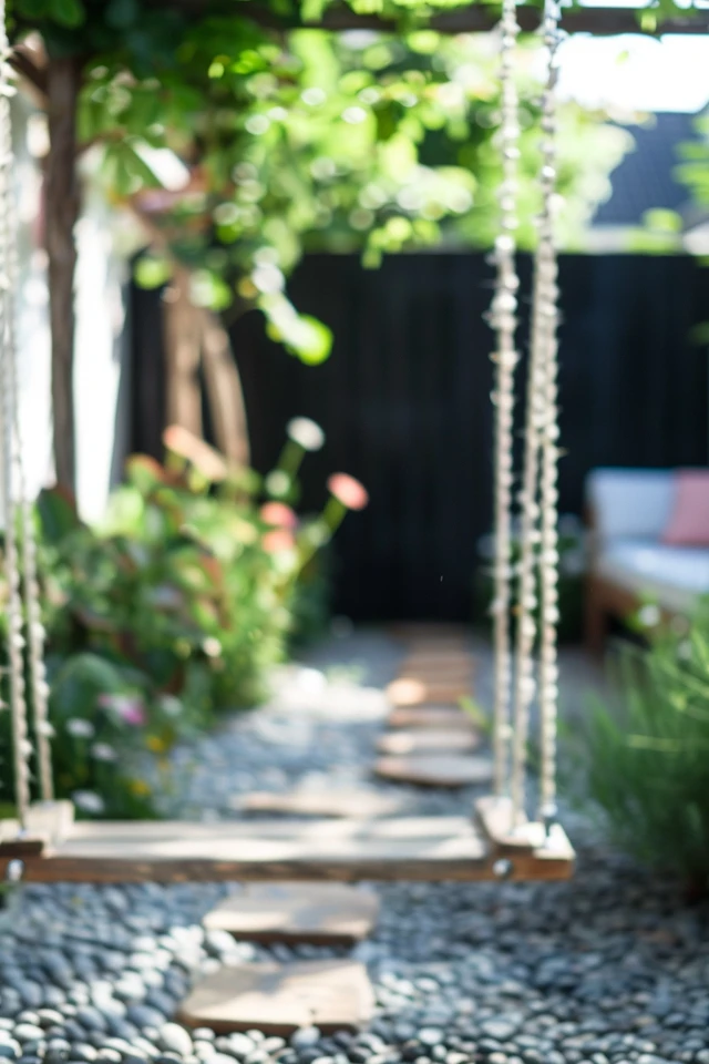 Creative Swing Set Placement and Decoration - photo 2