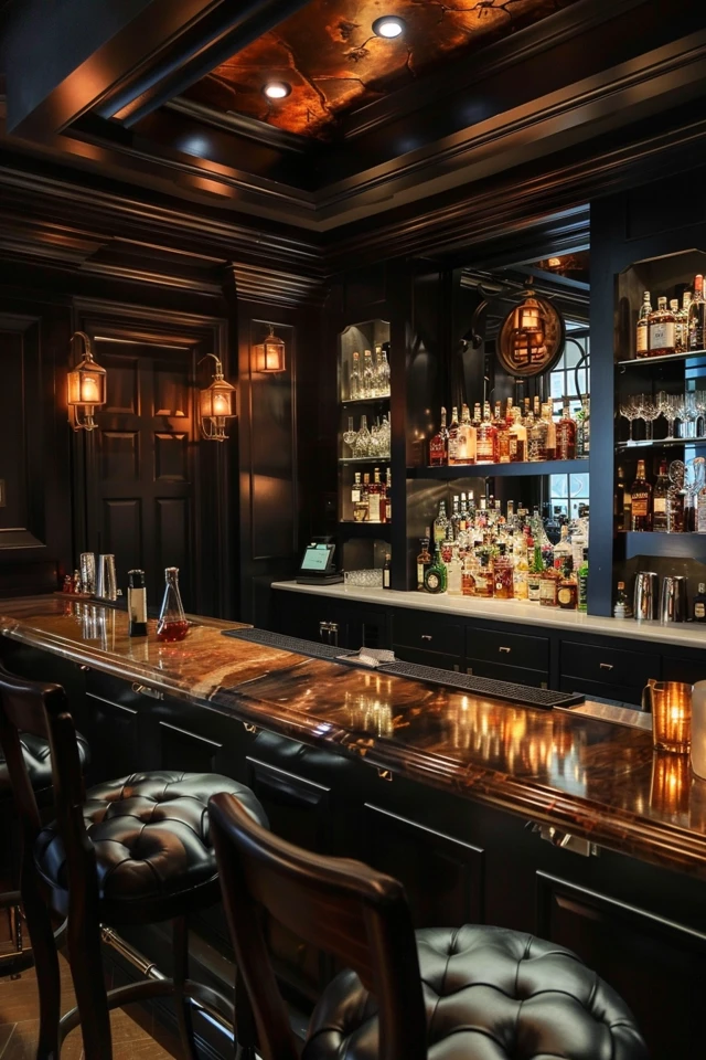 5 Jack Daniels-Themed Home Bar Ideas