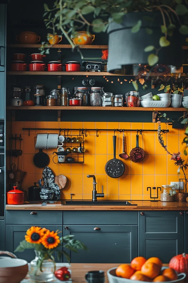 DIY Halloween Kitchen Decorations