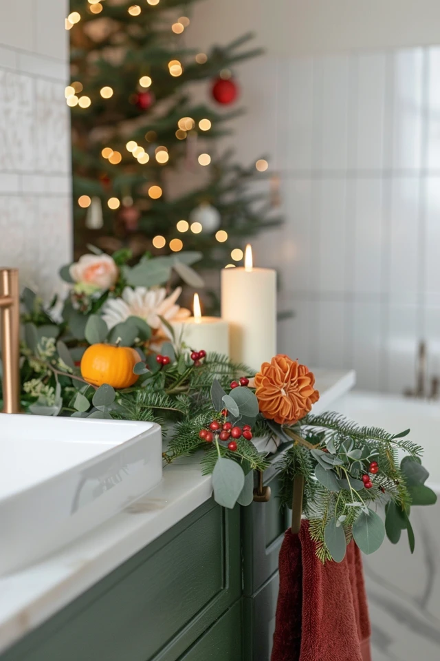 22 Christmas Bathroom Decor Ideas