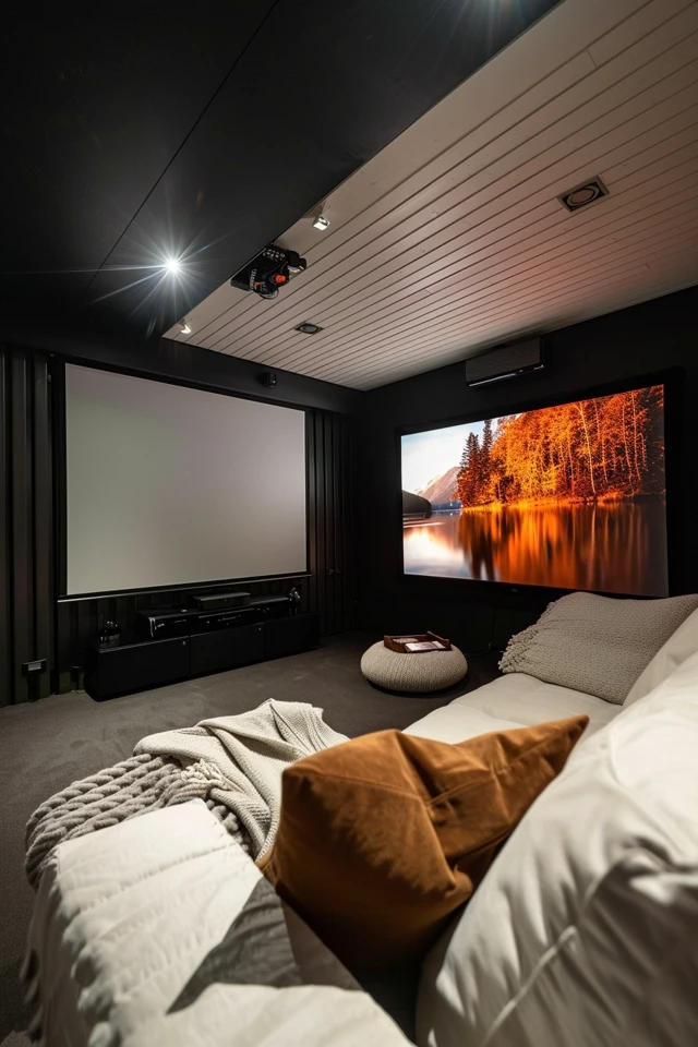 Compact Home Theater Inspiration: Small Projector Room Ideas - photo 2