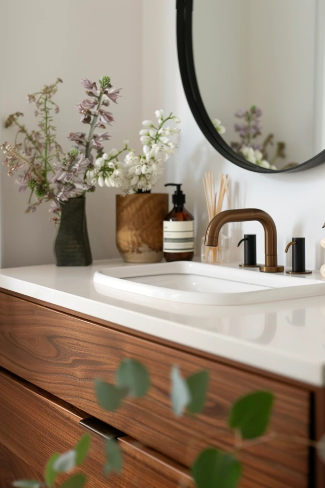 Small Space Vanity Ideas for Chic Tiny Bathrooms