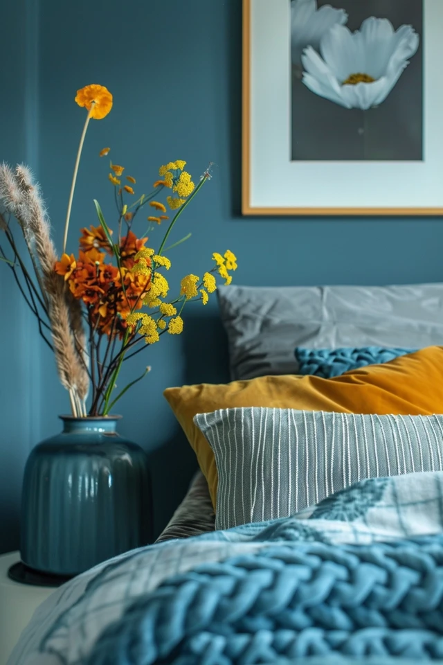 Trendy Blue and Gray Bedroom Designs - photo 2