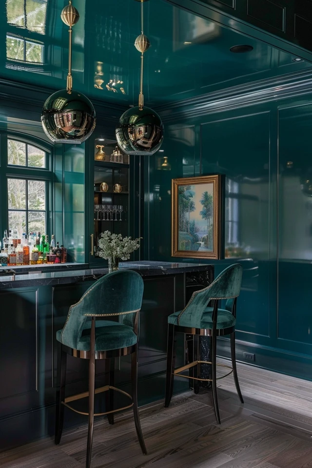 Classic Pub-Inspired Bar