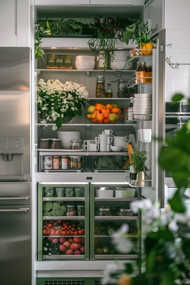 Creative Storage Solutions for Above Fridge