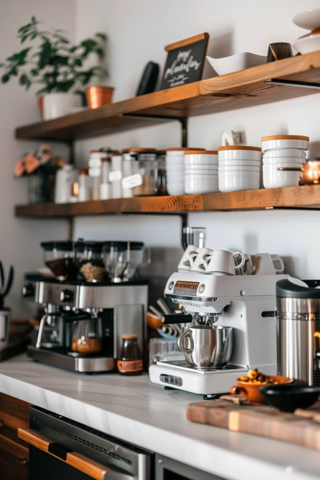 My Favorite Coffee Bar Ideas for Kitchen Counters