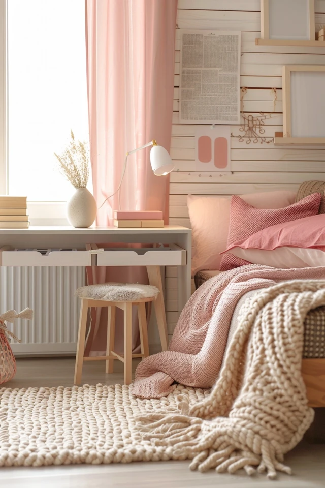 Get Inspired by These Pink Dorm Room Ideas