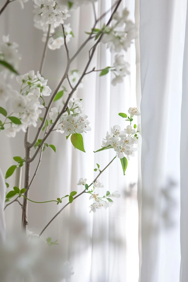 Creating a Serene Retreat with White Shower Curtains