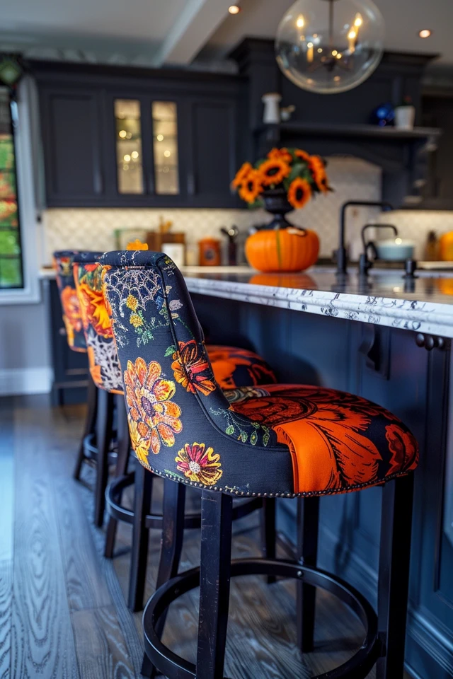 Halloween Theme Stools for Kitchen and Bar