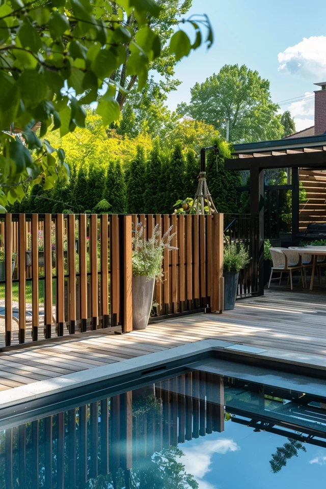 Unique Above Ground Pool Fence Decorations