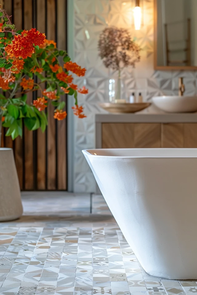 Creative Tub Skirt Tile Ideas for Your Bathroom