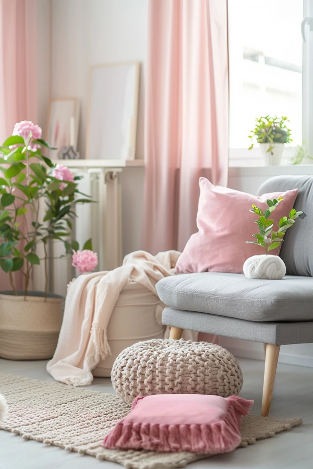 Pink and Grey Dorm Room Ideas for Chic Spaces
