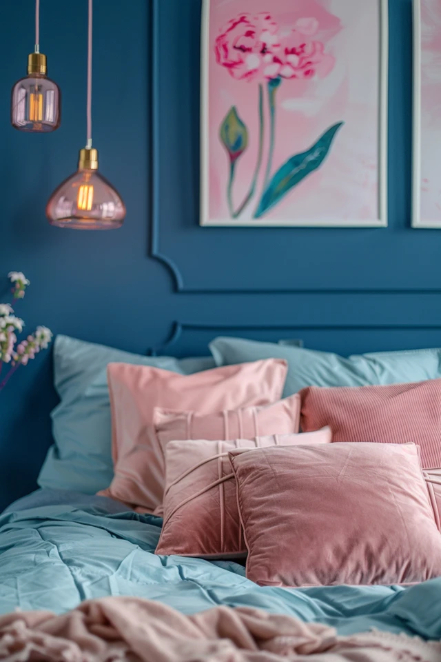 Chic Blue and Pink Bedroom Ideas for a Unique Look