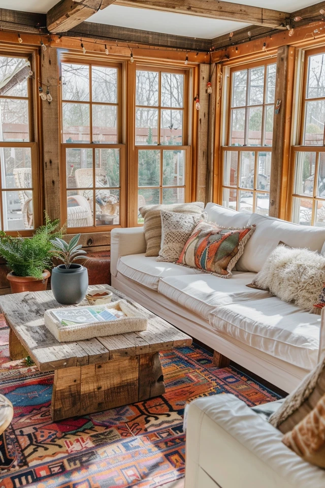 Charming Rustic Sunroom Ideas for Cozy Spaces