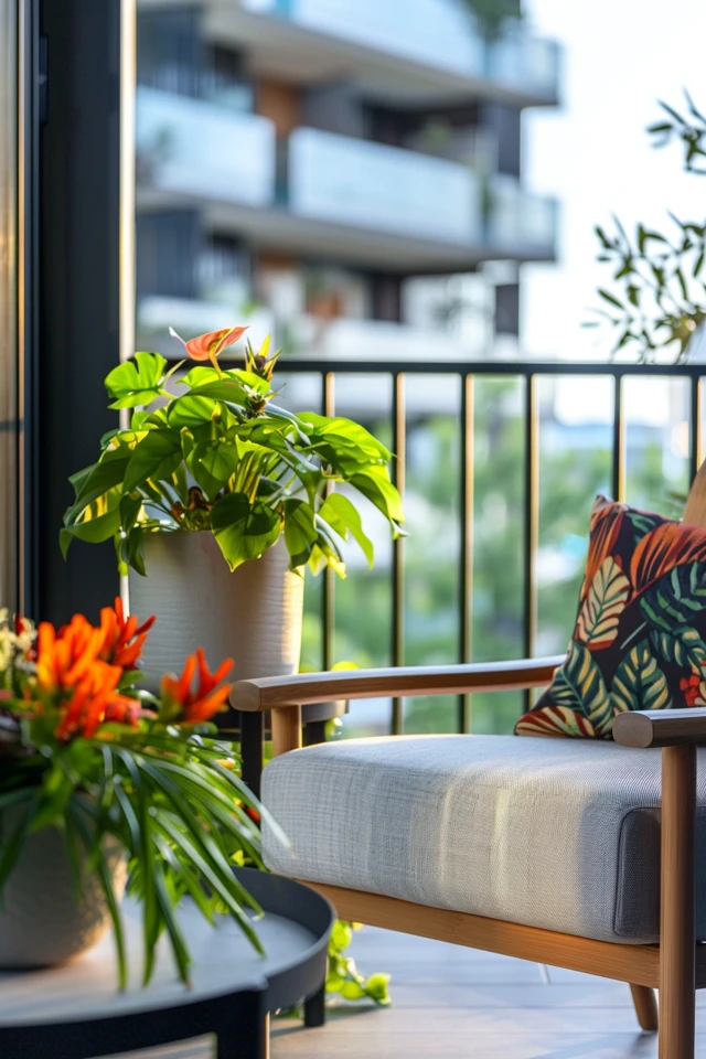 Creative Lighting Fixtures for Apartment Balconies