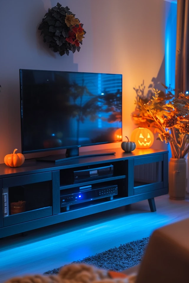 Transform Your Living Room with a Halloween-inspired TV Stand