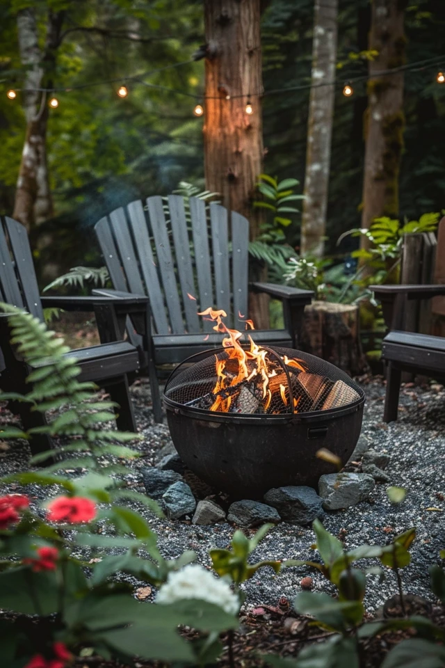 Date Night Fire Pit Seating