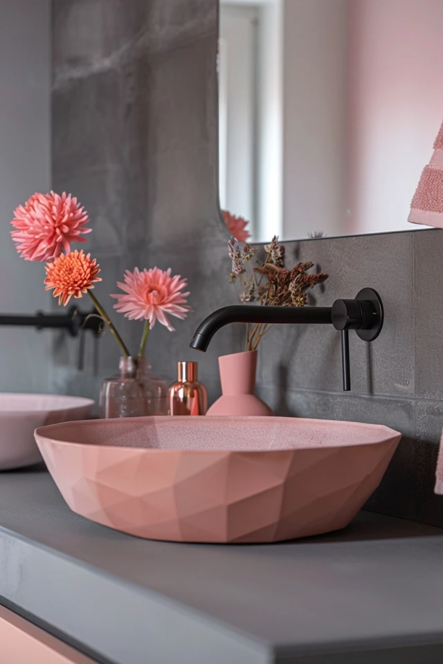 Chic Pink and Grey Bathroom Ideas for Your Home