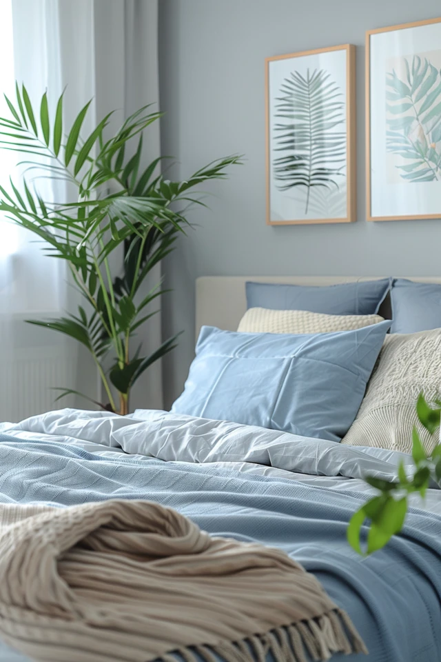 Soothing Blue Gray Bedroom Ideas for Restful Sleep