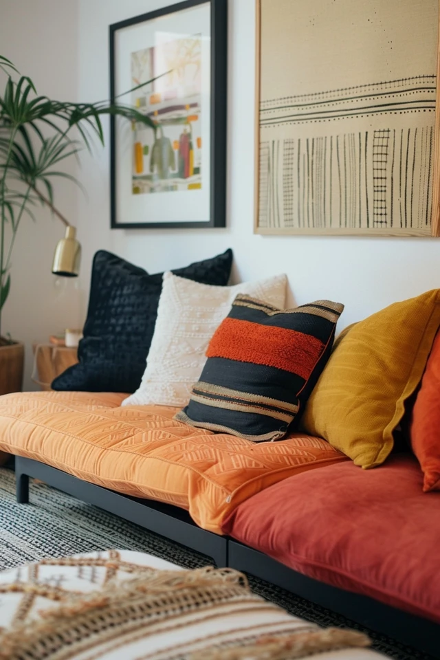 Dress the daybed with stylish and comfortable bedding