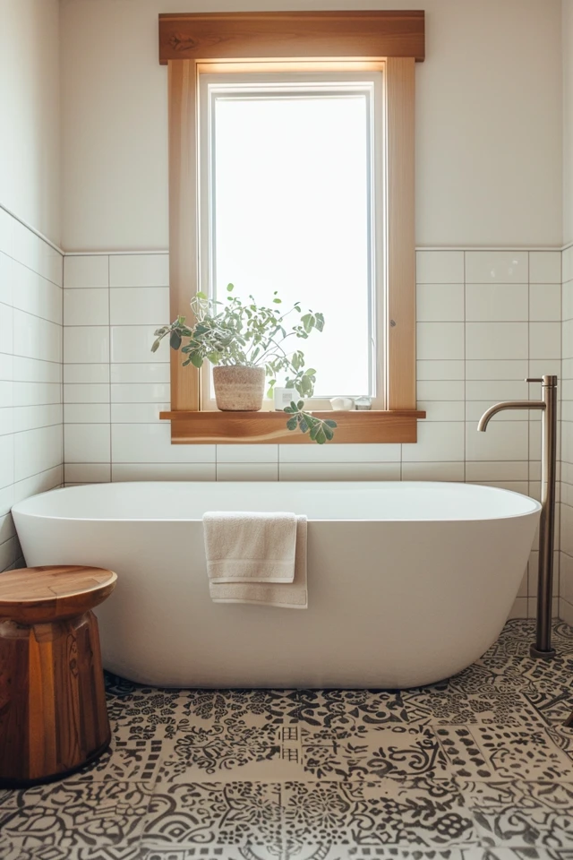 Affordable and Trendy Tile Options for Farmhouse Bathrooms