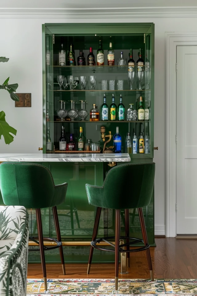 Create a Relaxing Atmosphere with Earthy Green