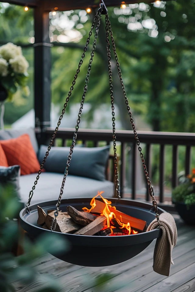 Cozy Up with Unique Fire Pit Swing Ideas