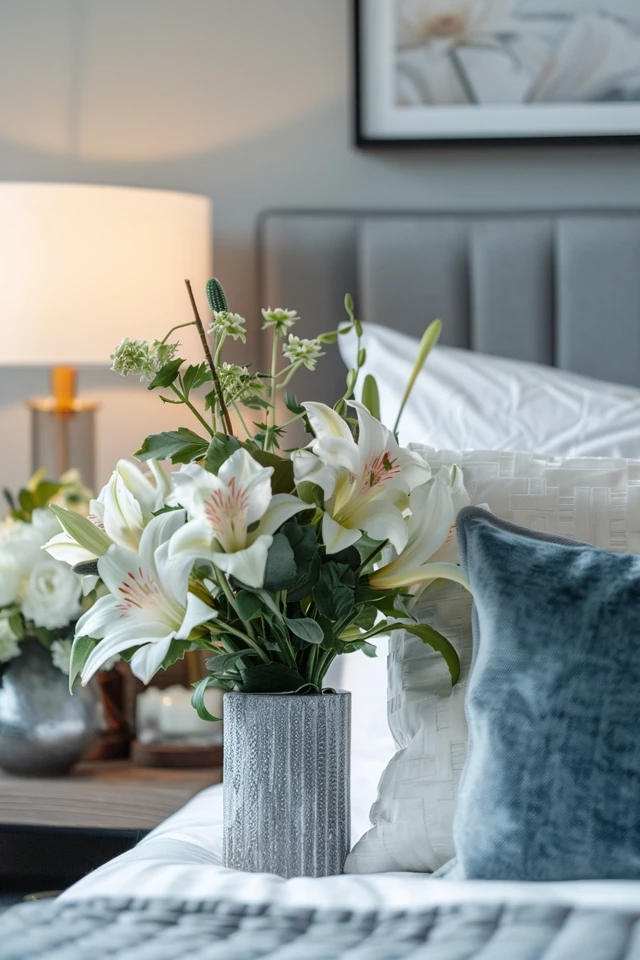 Trending Blue and Grey Bedroom Decor