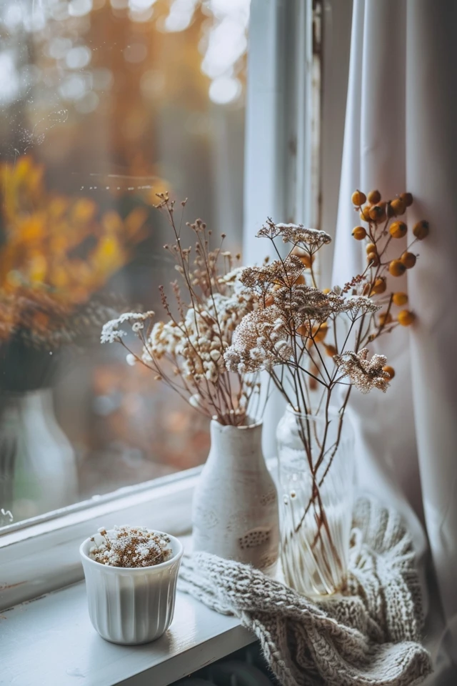 Decorating Open Shelves with Touches of Vintage