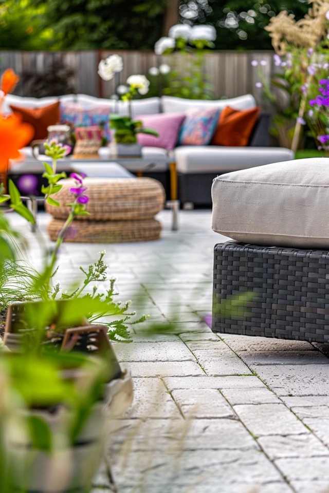 Gravel and Paver Combination