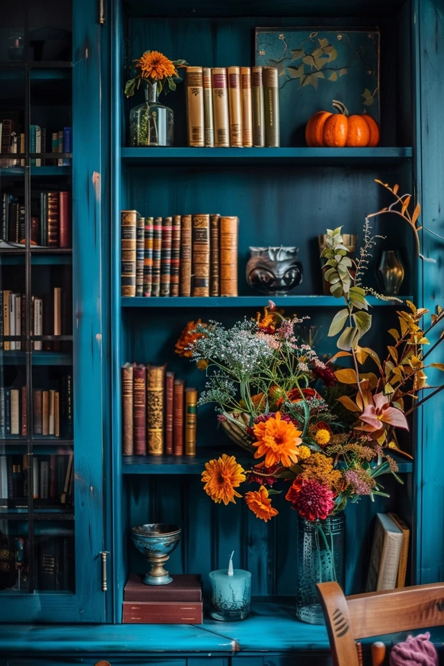 Display Your Books with Halloween Theme Bookcases