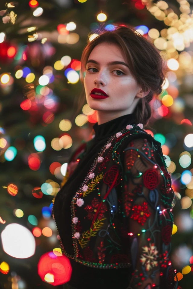 Embrace the Magic of the Holidays with AI-generated Outfit Ideas