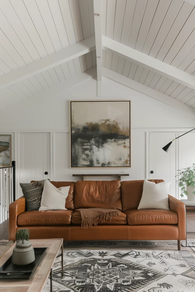 Brighten Spaces with Vaulted Ceiling Painting Ideas