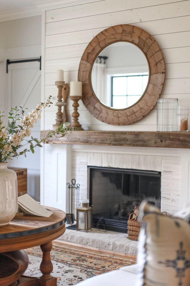 Chic Shiplap Fireplace Wall Ideas to Inspire