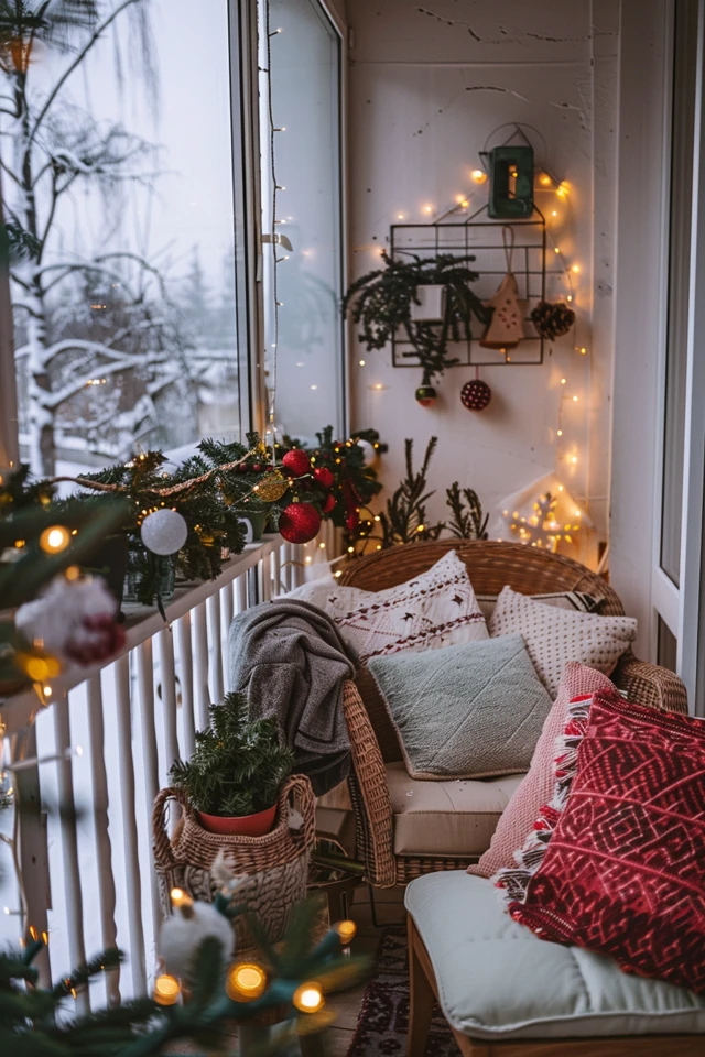 Winter Balcony Inspiration: Transform Your Outdoor Space Into a Festive Wonderland
