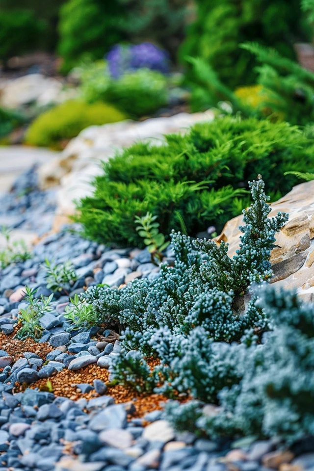 Creative Landscaping Ideas with Blue Star Juniper